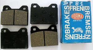 SERIE PASTICCHE FRENO(BRAKE-PADS)ANT.BMW 1600-1602-1800-1802-2002 VOLKSWAGEN K70 - Picture 1 of 1
