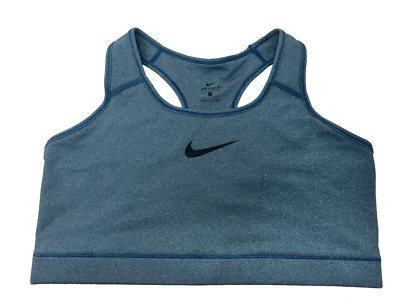 NEW! Nike [1X] Women Victory Yoga/Pickleball Bra Plus, Valerian Blue, BQ0970-433 - Image 1 of 2