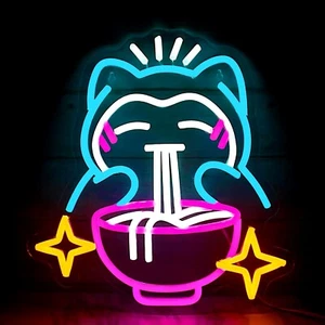 Insegna LED Neon Anime Tema Pokemon | Snorlax Art Design | Decorazione LED per Ufficio - Foto 1 di 7