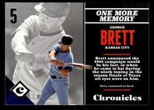 2017 Panini Chronicles #82 George Brett  Kansas City Royals