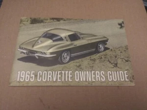 1965 ORIGINAL 1ST EDITION CORVETTE OWNERS MANUAL WITH FULL CORVETTE NEWS CARD - Bild 1 von 4