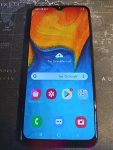 Samsung Galaxy A20 (SM-A205YN) - 32GB - Black (Unlocked) Smartphone - Picture 1 of 11