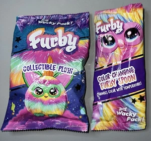 Sonic Wacky Pack Furby 2023 peluche y cuchara cambiante de color nueva sin abrir - Imagen 1 de 1