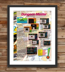 Dungeon Master Super Nintendo SNES Glossy Review Poster ungerahmt G2725 - Bild 1 von 4