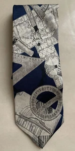 Structure 100% Silk Tie, Imported Italian Fabric, Gift Quality 57” - Picture 1 of 4