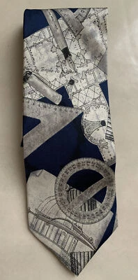 Structure 100% Silk Tie, Imported Italian Fabric, Gift Quality 57” - Image 1 of 4