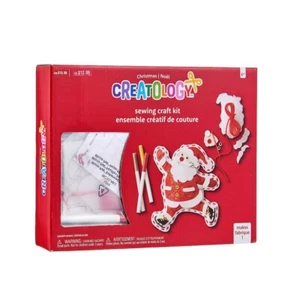 NUEVO-Creatología Navidad Santa Costura Niños 6+ Kit de Artesanía de Vacaciones -Artes y Manualidades - Imagen 1 de 3