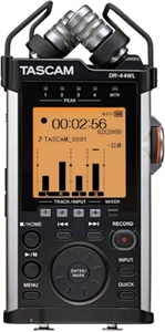 Tascam Linear Pcm Recorder Dr-44Wl Ver2-J Wi-Fi Remote Control Shock Mount Black - Picture 1 of 8