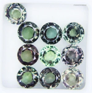 10 piezas de piedras preciosas sueltas redondas de alejandrita de 6 mm - Imagen 1 de 5