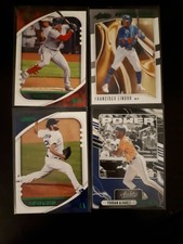 2021 Panini Absolute Baseball Green Parallels Base and Inserts You Pick