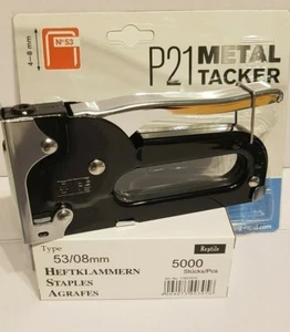 Tacker  Rapid   P21  Metal    für   4-8 mm   incl. 5000 Klammern  in 8mm - Bild 1 von 1