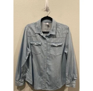 Old Navy Western Taschen Jeans Button Down Hemd Größe XL - Bild 1 von 5
