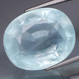 24.62Ct.Ravishing Color! Natural HUGE Sky Blue Aquamarine Loose Gemstone Brazil - Picture 1 of 4