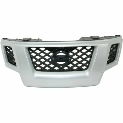 Front Grille Gray With Painted Silver Molding fits 2009 2011 Nissan Xterra - Image 1 of 2