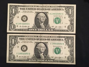 2013 $1 Same Ser/ Double Year, Cir/ Lot of 2 - Picture 1 of 2