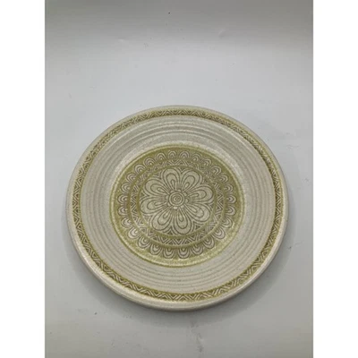 Plato de ensalada rosa del desierto franciscano, repuesto de vajilla floral beige Foto 1 de 4