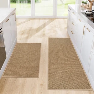 Kitchen Rugs and Mats, Non Slip Washable Set of 2 PCS, Absorbent Kitchen Mats... - Bild 1 von 7