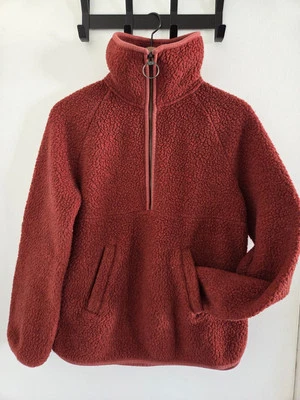 Chaqueta MADEWELL X POLARTEC polar rojo jaspeado media cremallera talla S Foto 1 de 4
