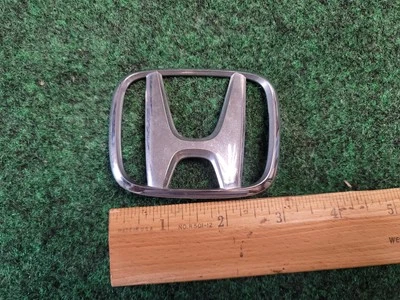 2001-2002 Honda Accord emblema traseiro H logotipo emblema símbolo 75701-S84-A010-M1 2M4 - Imagem 1 de 4