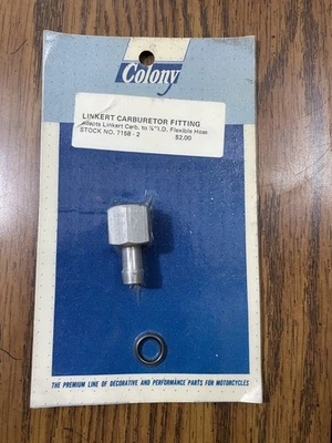 MONTAJE DE CARBURADOR COLONY LINKERT 7158 - 2 CABEZALES PANORÁMICOS HARLEY DAVIDSON KNUCKLEHEAD Foto 1 de 4