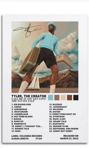 Tyler The Creator CALL ME IF YOU GET LOST Estate 16x12 WALL PRINT POSTER Canvas - Picture 1 of 3