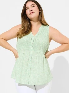 Camiseta sin mangas Torrid ajustada sin mangas nueva con etiquetas 1X - Imagen 1 de 11