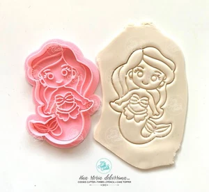 Sirenetta Ariel Summer Estate Mare Formine Biscotti Cookie Cutter 8,2cm - Bild 1 von 1