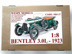 KIT 1:8 BENTLEY 3.0L - 1923 by WESPE MODELS resin kit car  SBS27
