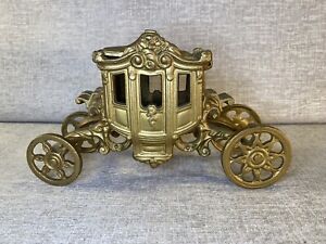LATESSA 1920 Cinderella Coach/Carriage Cast-Iron Toy (Length: 9-1/4”)