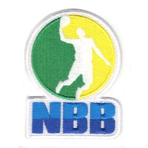 Novo Basquete Brasil Nbb Logo Camiseta de Baloncesto Parche - Picture 1 of 1