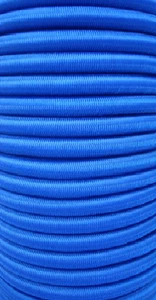 20m Expanderseil blau + 10 Spiralhaken 10mm Gummiseil Planenseil Meter Plane - Picture 1 of 2