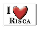 Risca, Caerphilly, Wales - Fridge Magnet I Love Souvenir UK