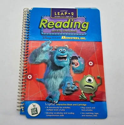 LeapFrog Leap 2 Book Monsters, Inc. Vocabulary & Reading Activities BOOK ONLY - Image 1 of 4