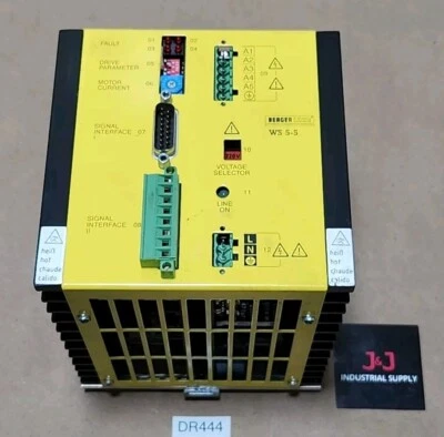 *PARTS/REPAIR* Berger Lahr WS 5-5.281-00 Servo Motor Controller 230-240V 50-60Hz - Image 1 of 4
