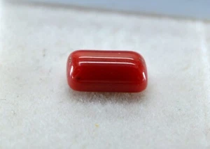Certified Natural Italian orangish Red CORAL 4-7 Carats loose Gemstone - Picture 1 of 5