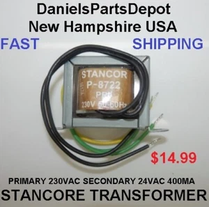 Transformador Stancor CONTROL P-8722 PRIMARIO 230 VAC 50-60 Hz SECUNDARIO 24 VOLTIOS CA - Imagen 1 de 3