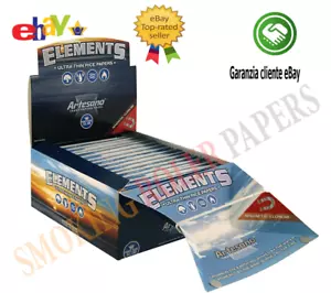 Elements Artesano Lunghe Cartine King Size E Filtri en Carta 15 Libretos - Imagen 1 de 1