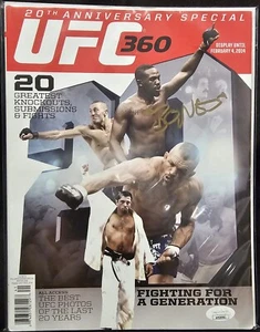 Jon Jones Signed Autographed UFC 360 Magazine 20th Anniversary JSA - Picture 1 of 1