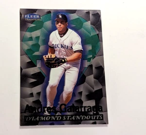 1998 FLEER TRADITION DIAMOND STANDOUTS, BASEBALL ANDRES GALARRAGA, #5, INSERT - Picture 1 of 2