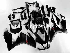 Matte Black ABS Injection Drilled Fairing Kit Fit for 2012-2014 Aprilia RS4 125 - Picture 1 of 7