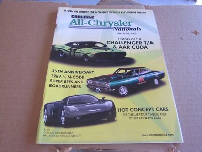MOPAR ALL CHRYSLER CARLISLE 2005 PROGRAMA Foto 1 de 3