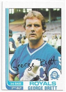 GEORGE BRETT 1982 OPC Baseball card #200 Kansas City Royals EX- o/c