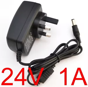 Alimentatore adattatore 24 V 1 A UK per volante Logitech GT Driving Force Pro - Foto 1 di 2