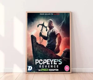 Popeye's Revenge Movie Poster, Kids Movie Poster, Cartoon Character Poster - Picture 1 of 4