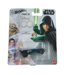 Hot Wheels Character Cars Disney 100 Star Wars Luke Skywalker HNP56 NEW - Picture 1 of 4