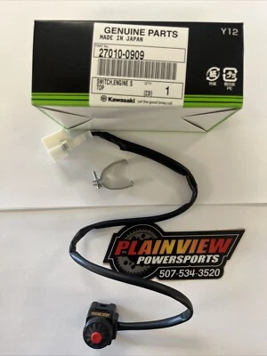 Interruptor de parada del motor genuino Kawasaki 27010-0909 2019-2024 KX250 2019-23 KX450 Foto 1 de 4