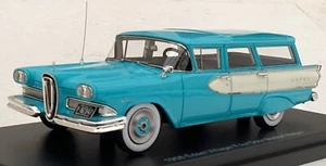 Esval Models 1958 Edsel Villager 4 Door Station Wagon. Blue/white. - Picture 1 of 10