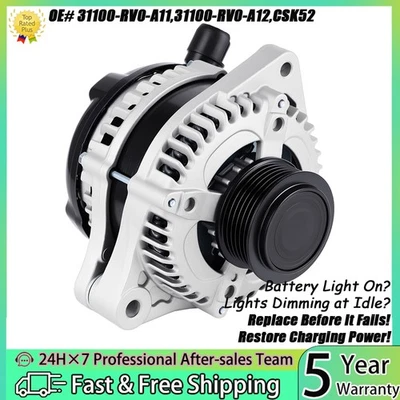 Brand New Alternator For 2014-2017 Honda Odyssey 3.5L 130Amp 11775N Foto 1 de 4