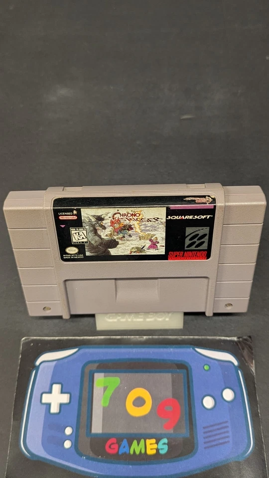 Carrito Chrono Trigger (Sistema de entretenimiento Super Nintendo, 1995) solamente Foto 1 de 1
