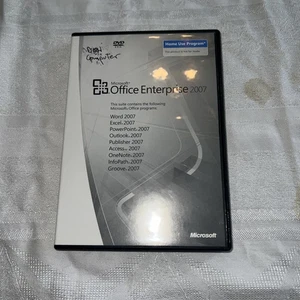 Microsoft Office Enterprise 2007 (Home Use) w/Key (Word, PowerPoint, Excel, Etc) - Picture 1 of 2